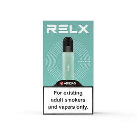 RELX Global Vape Pen RELX Artisan Device Robin Blue  European leather Package The Highest Quality of RELX Vape